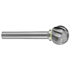 UNIKUT CARBIDE BURR 3/8IN DIA. X 1/4IN BALL SHAPE AC